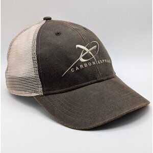Carbon Express Hat Archery Bow Arrow Hunting Deer Snapback Cap Brown Mesh Target